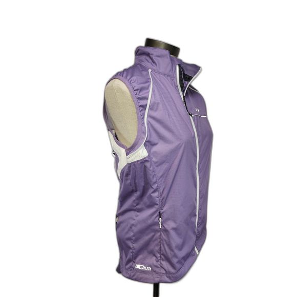 Pearl Izumi Elite Women's Purple Convertible Cycling / Running Jacket Size M - Picture 3 of 11